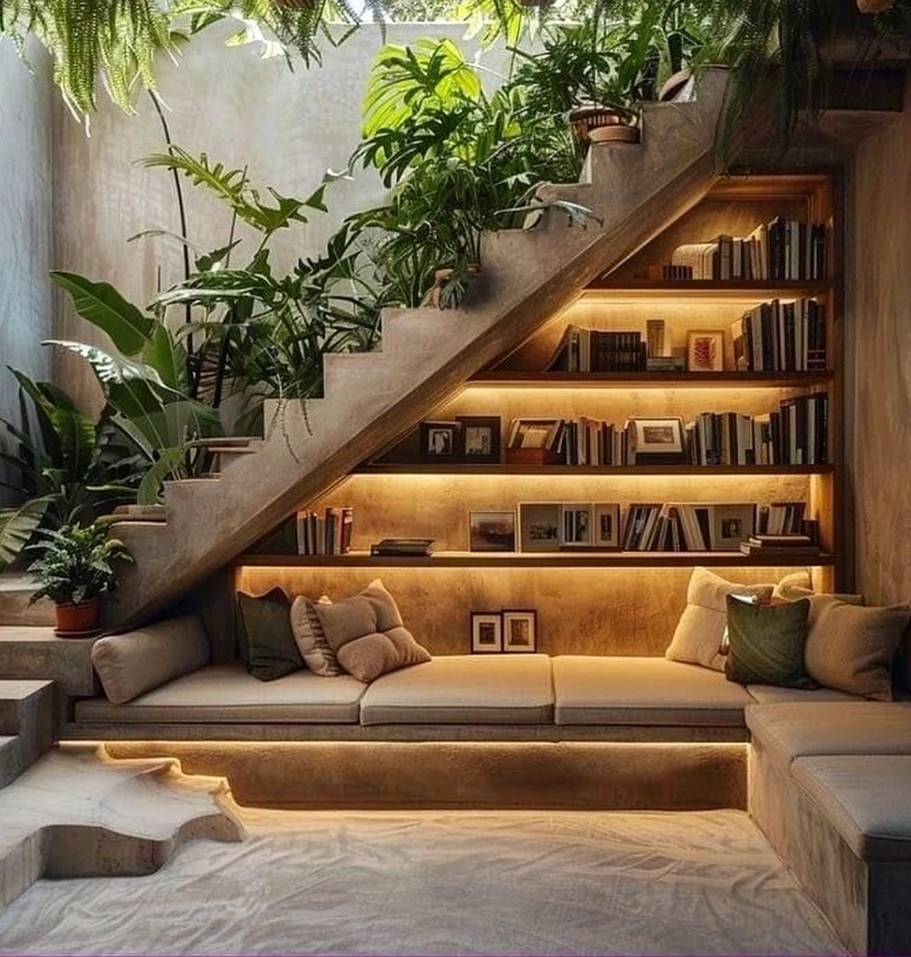 Quiet neutral bedroom introduces light into the view, keeping the atmosphere clear and inviting.