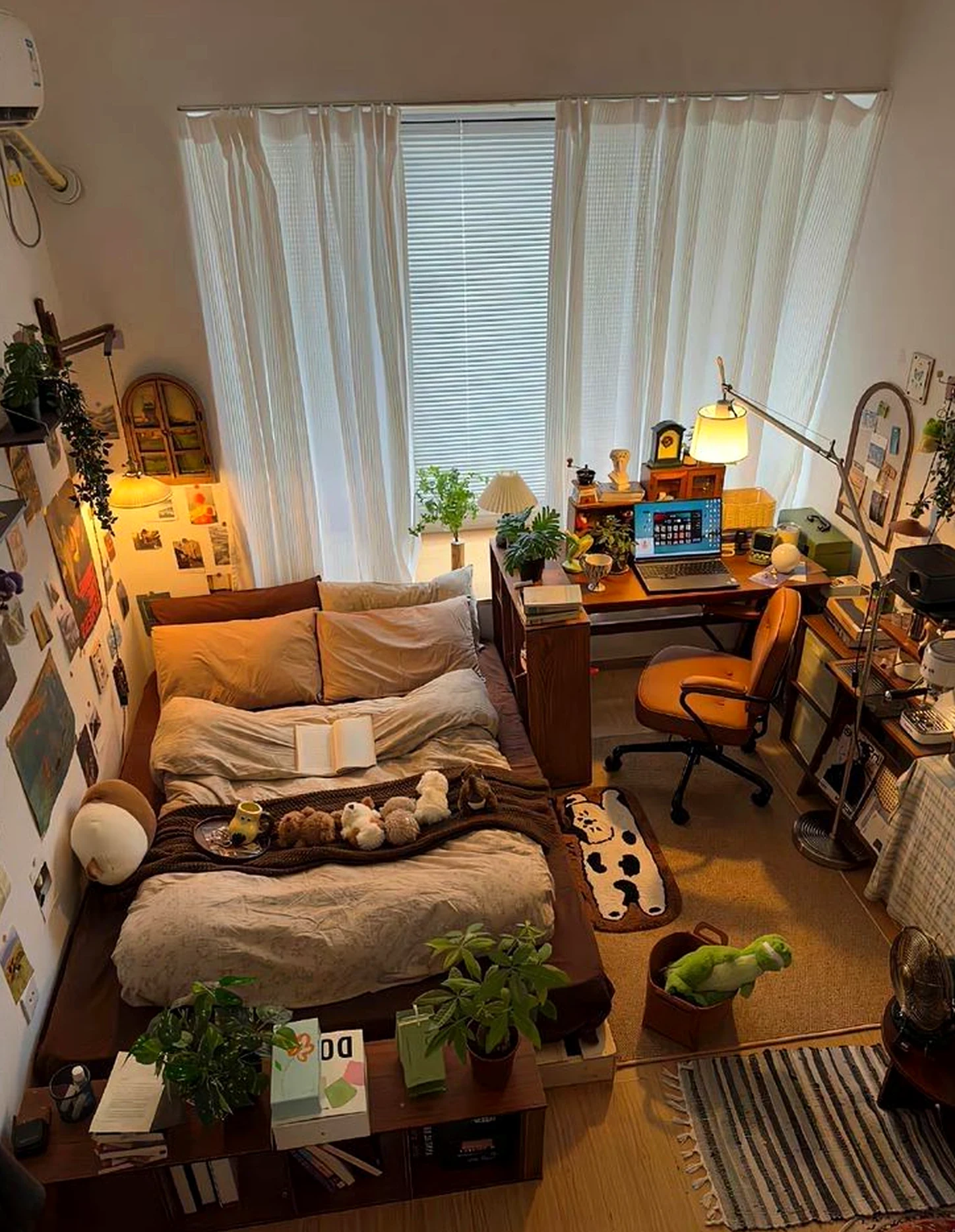 Open bedside layer adds a clear layer of focus, helping the garden edge feel ready for quiet use.