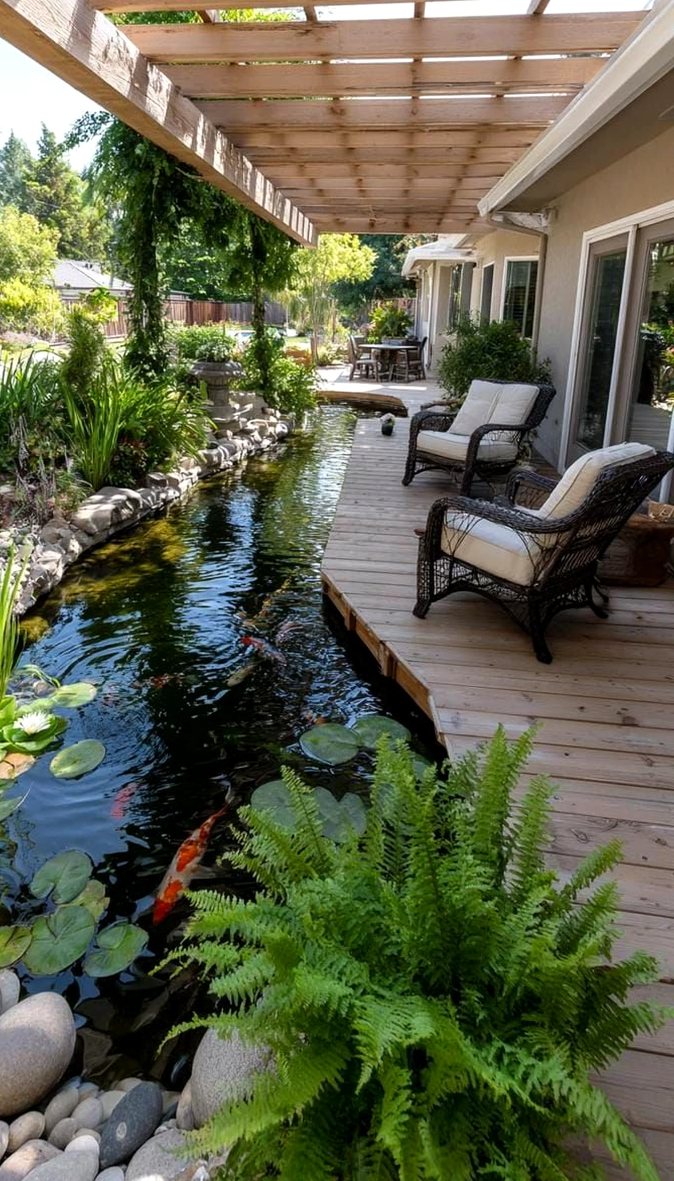 Sunny green entry supports the design through rhythm, leaving the space feeling warm without clutter.