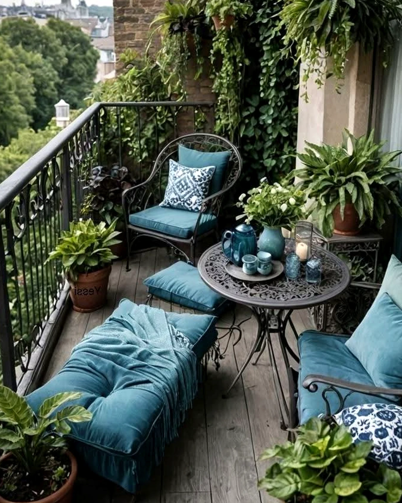 Subtle green entry adds a clear layer of light, helping the view feel quietly finished.