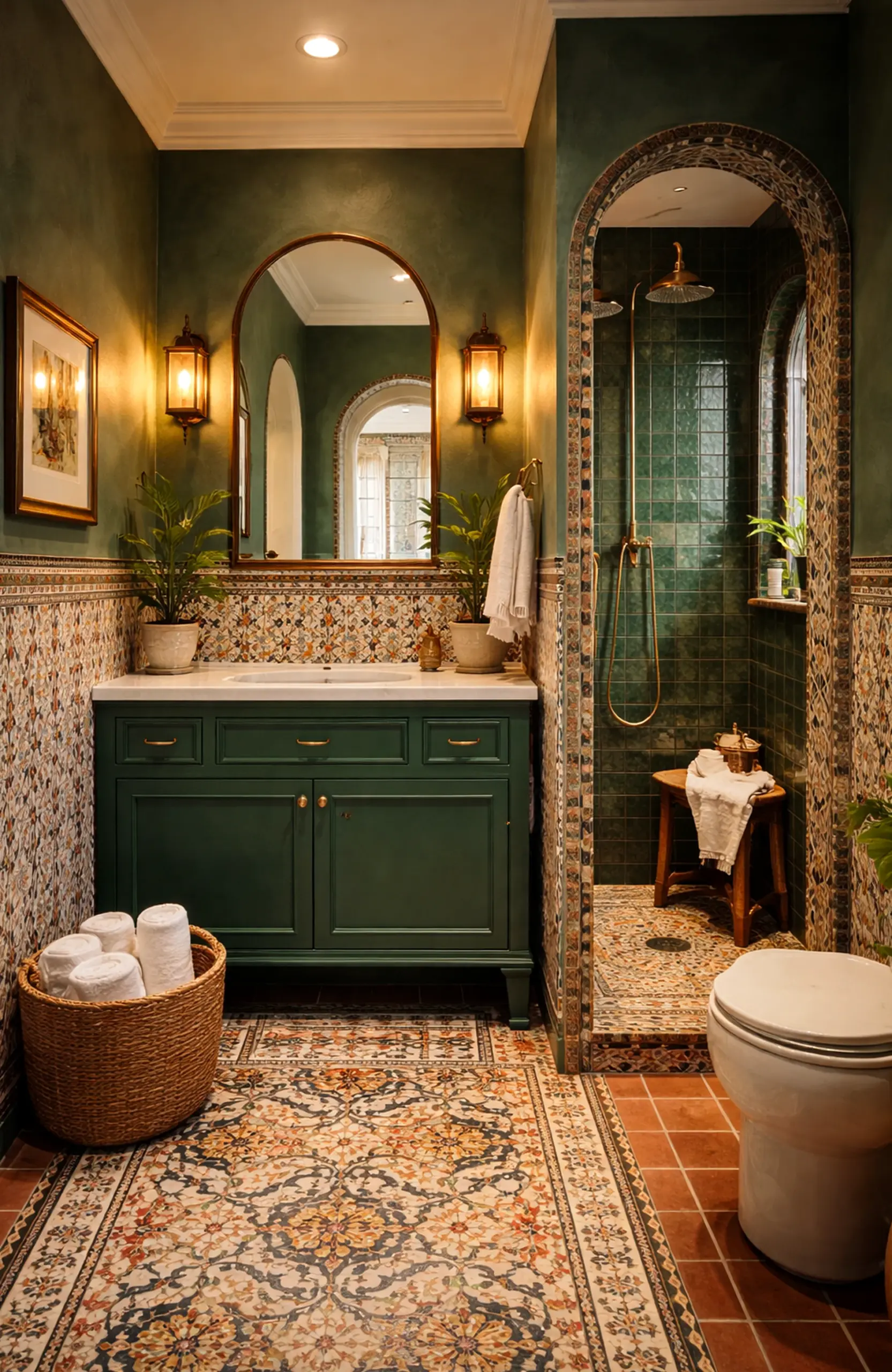 Bright sink area adds a clear layer of personality, helping the design feel clear and inviting.