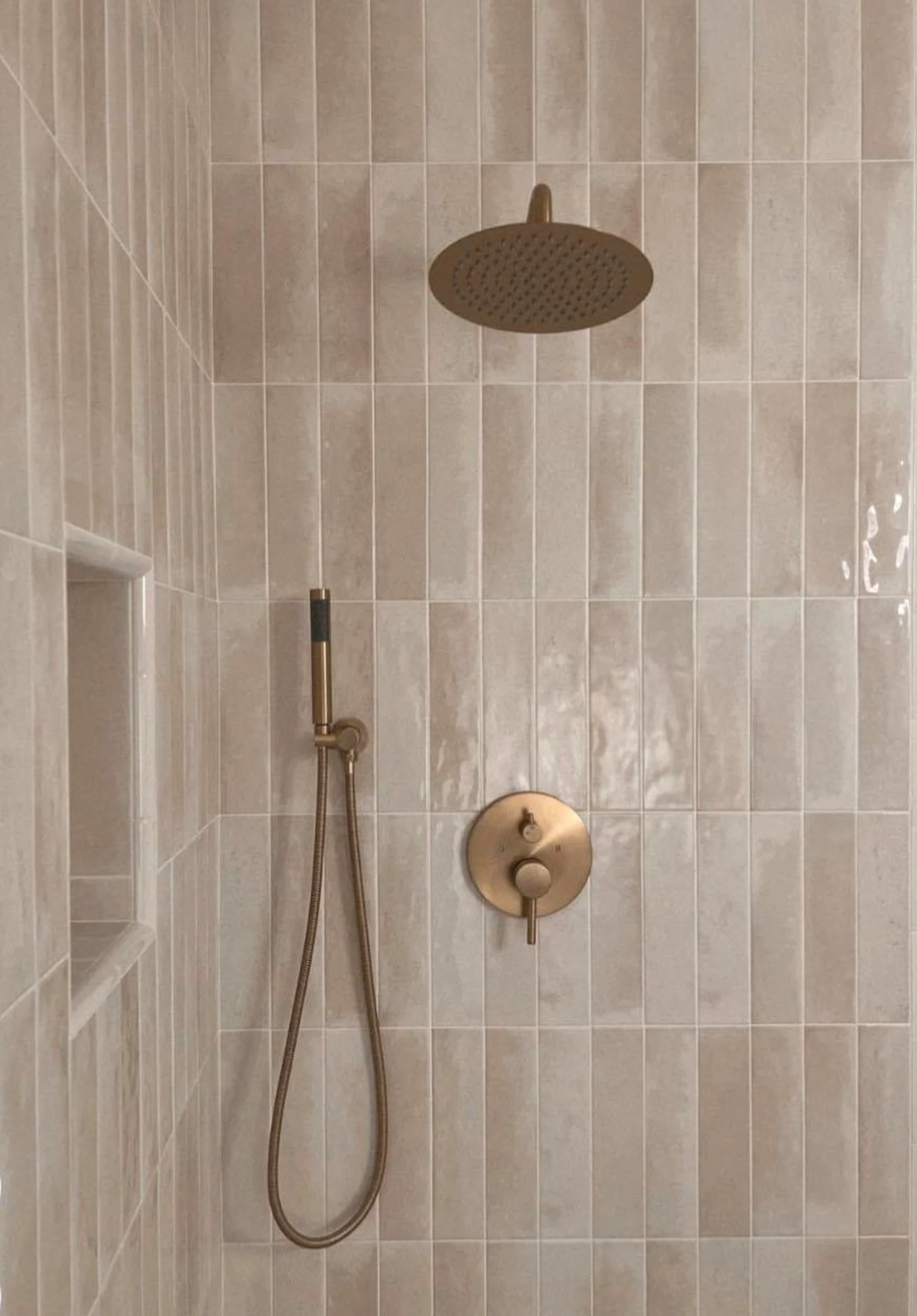 Inviting bathroom vanity adds warmth across the view, giving the decor a finish that feels quietly finished.