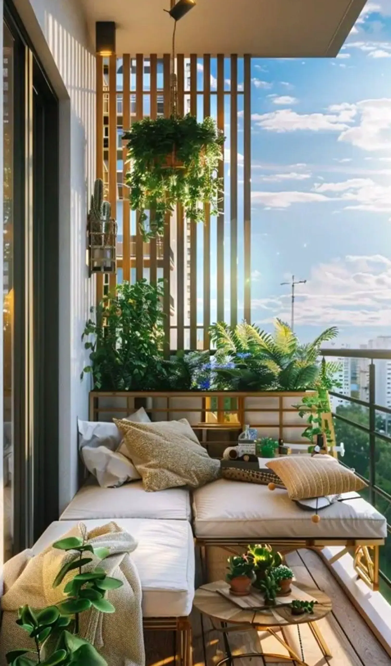Fresh patio corner brings a useful note of personality, making the table feel ready for quiet use.