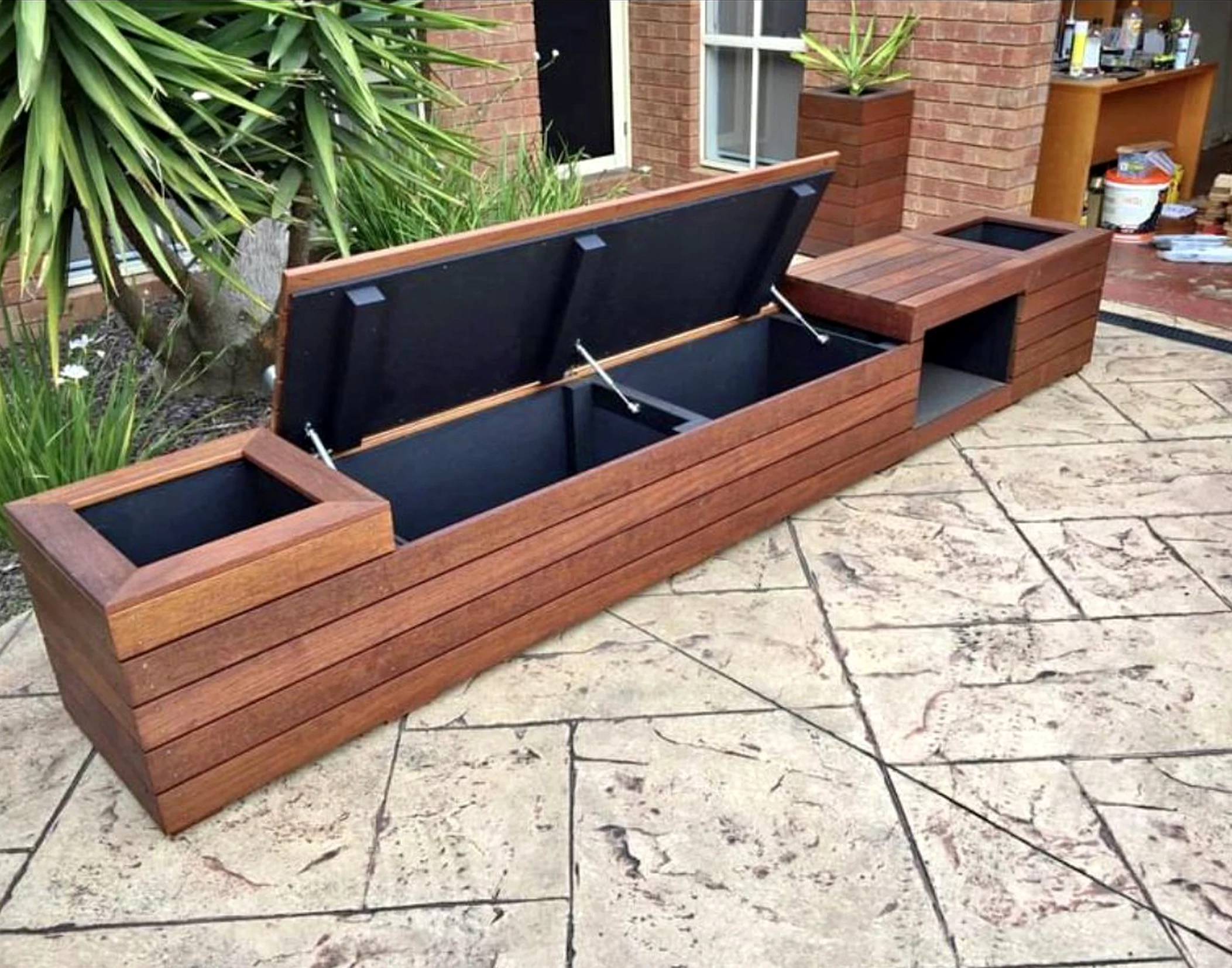 Simple window seat brings clarity to the arrangement, creating a mood that feels settled and welcoming.