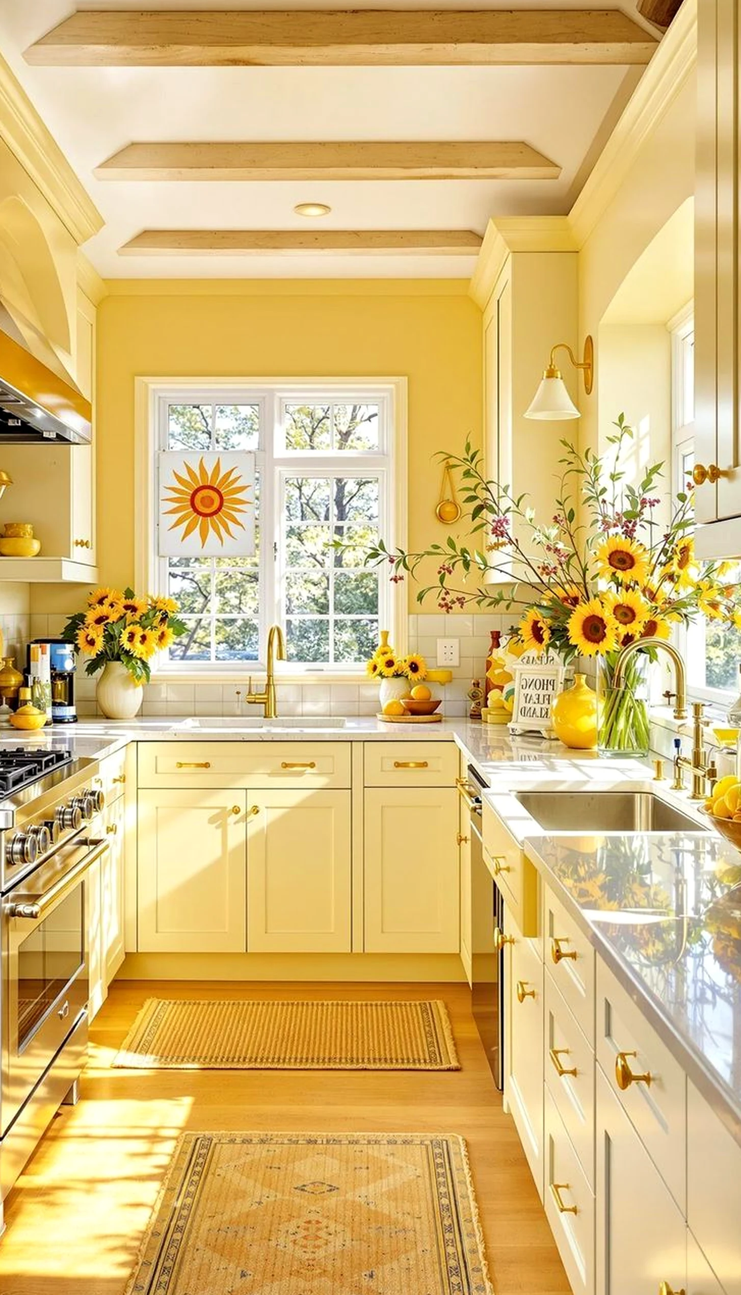 Crisp cabinet wall frames the view with order, making the scene feel ready for quiet use.