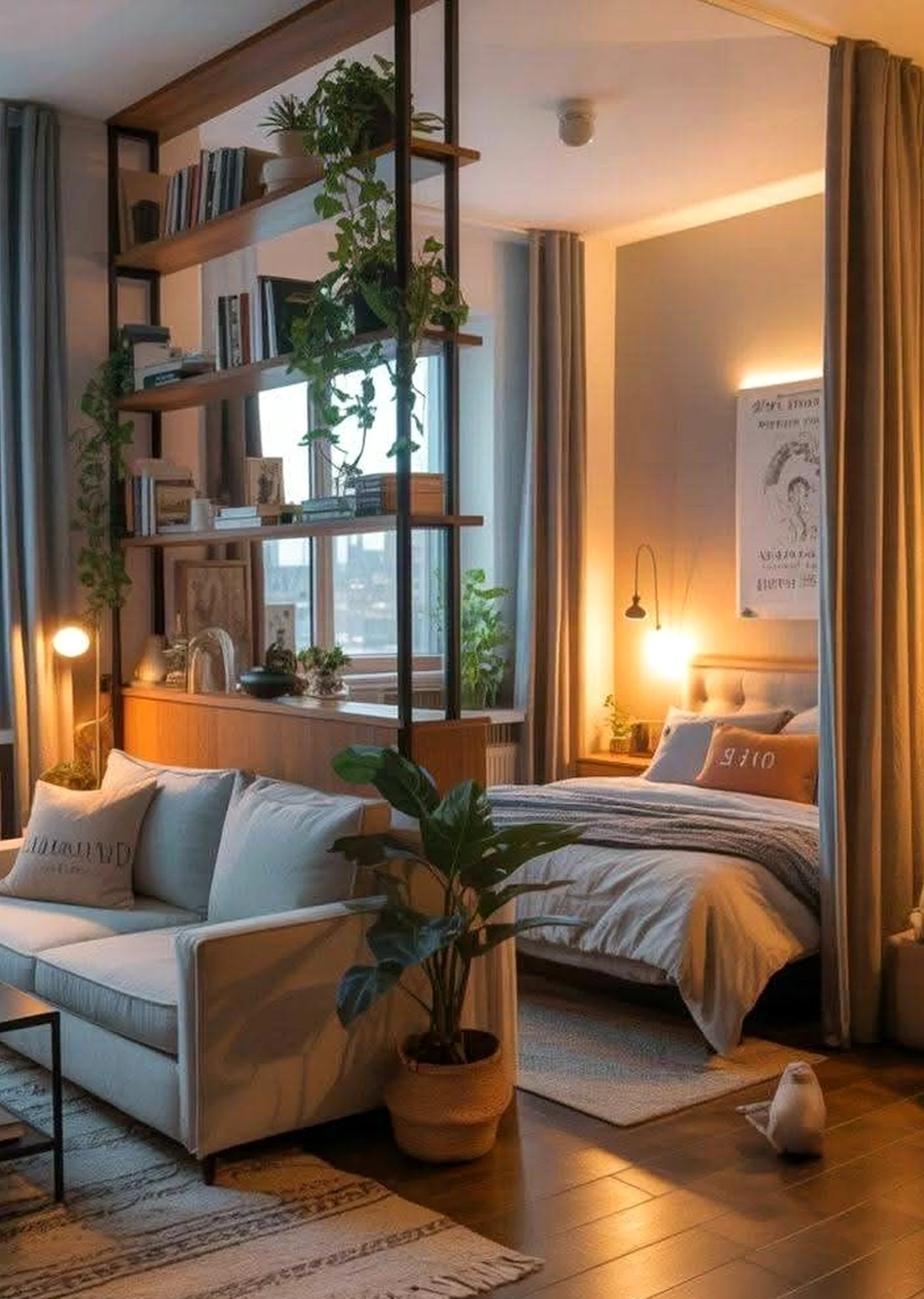 Bright kitchen nook adds a clear layer of light, helping the sitting area feel settled and welcoming.
